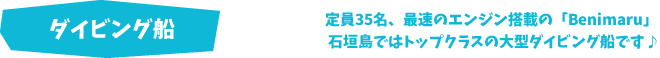 大型ダイビング船